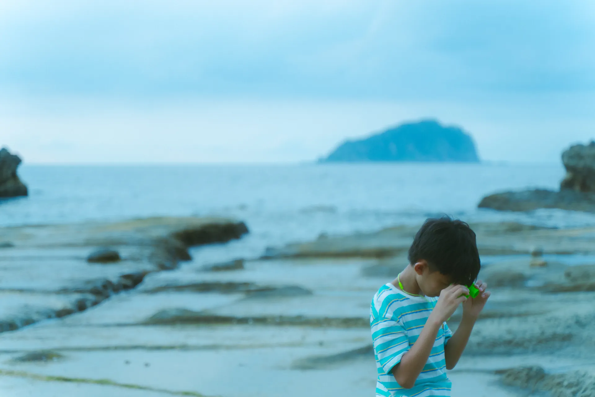 一浪一浪漲潮的時候