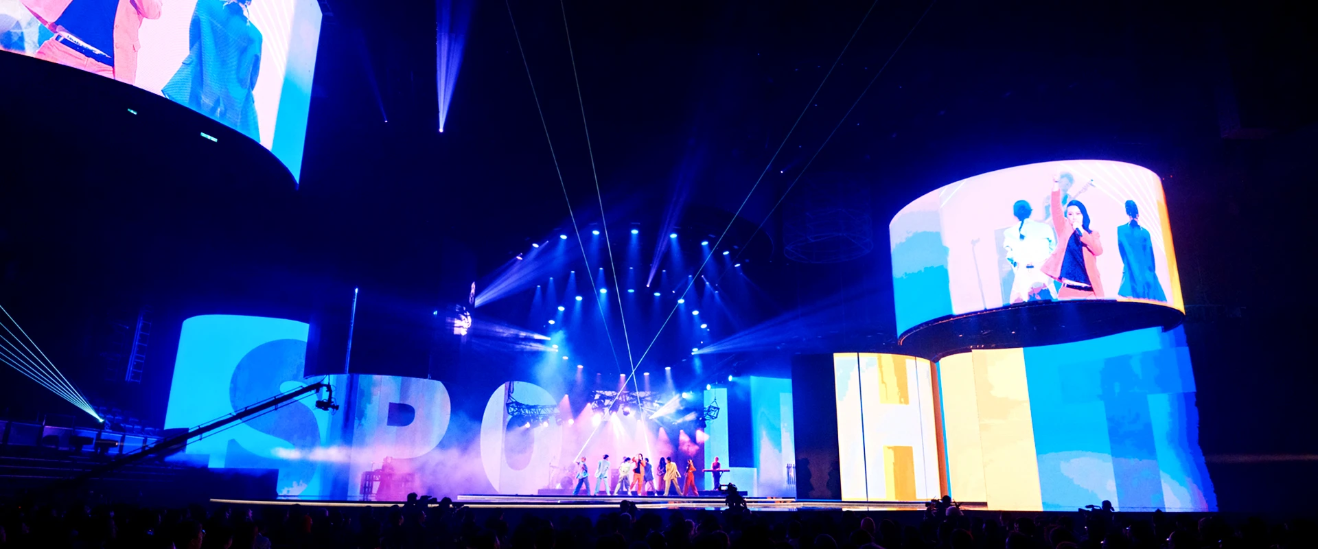 The stage of the 34th Golden Melody Awards ceremony